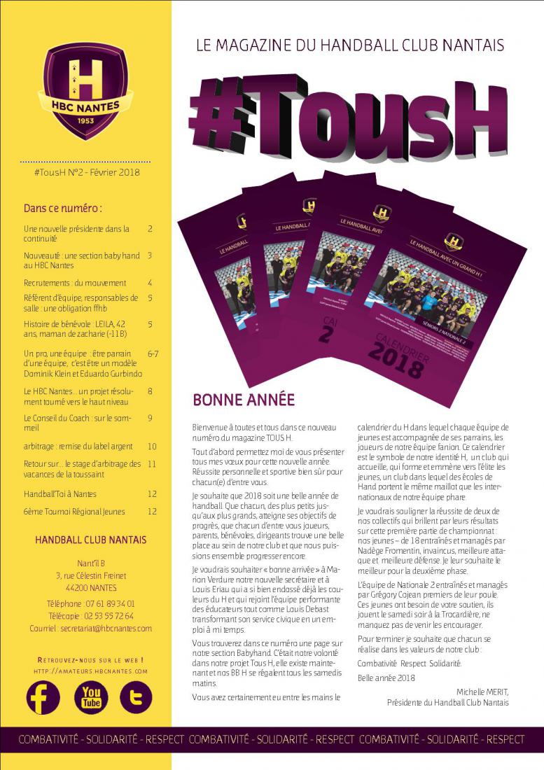 Le magazine #TousH n°2 est sorti !